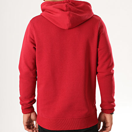 Jack And Jones - Sweat Capuche Booster Rouge