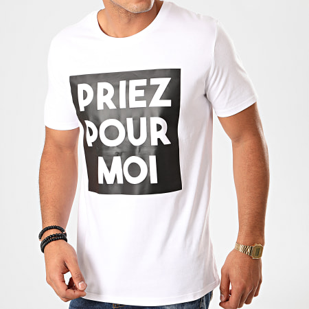 Swift Guad - Tee Shirt Priez Pour Moi Blanc
