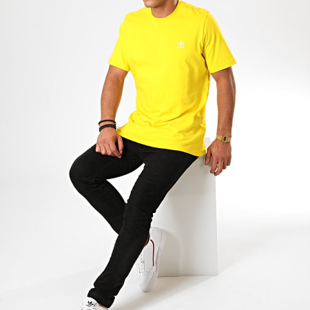 Adidas Originals - Tee Shirt Essential Trefoil FN2839 Jaune