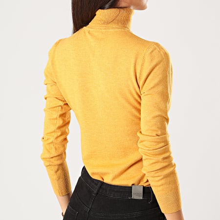 Girls Outfit - Pull Col Roulé Femme MG2125 Jaune Moutarde