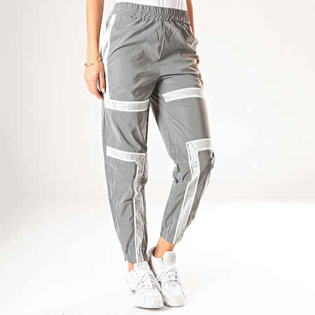 Girls Outfit - Pantalon Jogging Femme V2428 Gris Réflécissant