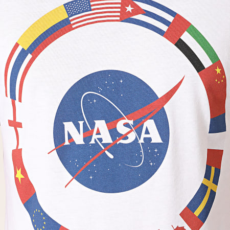 NASA - Tee Shirt NASA Around The World Blanc