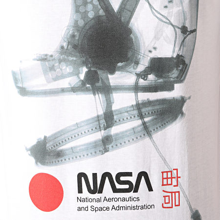 NASA - Tee Shirt X-Ray Helmet Blanc