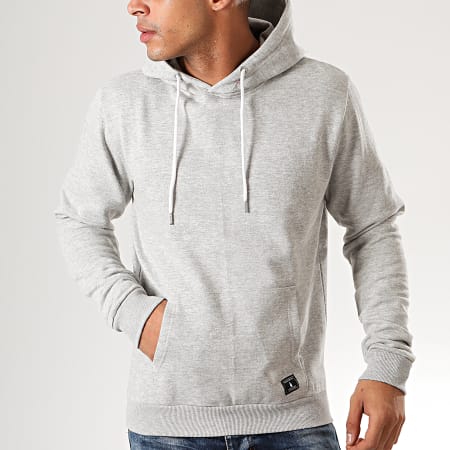 Paname Brothers - Sweat Capuche Soly Gris Chiné