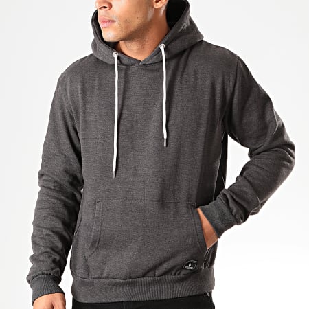 Paname Brothers - Sweat Capuche Soly Gris Anthracite