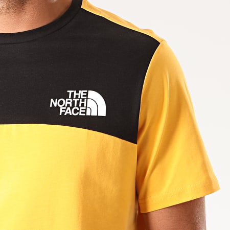 The North Face - Tee Shirt Himalayan 3XYC Jaune Noir