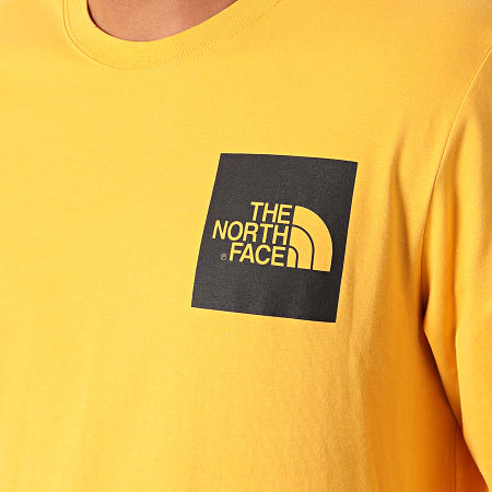 The North Face - Tee Shirt Manches Longues Fine 37FT Jaune