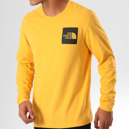 The North Face - Tee Shirt Manches Longues Fine 37FT Jaune