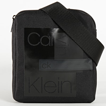 Calvin Klein - Sacoche Layered Mini Reporter Noir