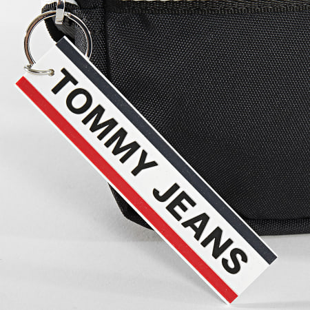 Tommy Jeans - Sacoche Logo Tape Reporter Nylon 6026 Noir