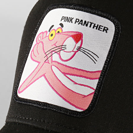 Capslab - Casquette Trucker Pink Panther Noir