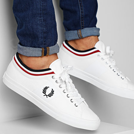 Fred Perry - Baskets B7106 White