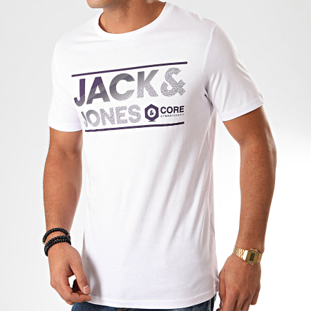 Jack And Jones - Tee Shirt Sead Blanc