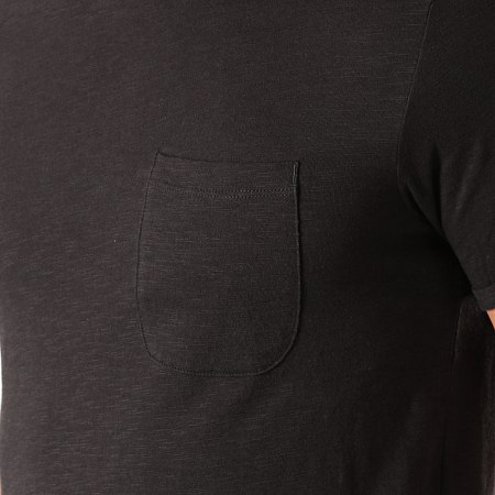 Produkt - Tee Shirt Poche Oversize Slub Noir
