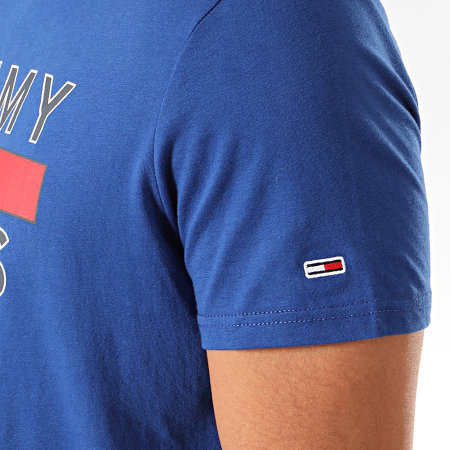 Tommy Jeans - Tee Shirt Essential Logo 7430 Bleu Roi