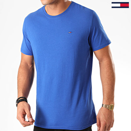 Tommy Jeans - Tee Shirt Essential Solid 4577 Bleu Roi