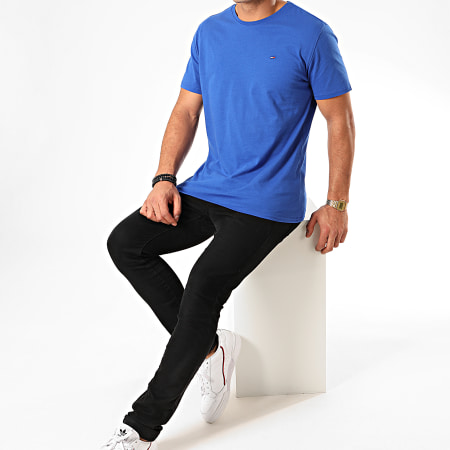 Tommy Jeans - Tee Shirt Essential Solid 4577 Bleu Roi