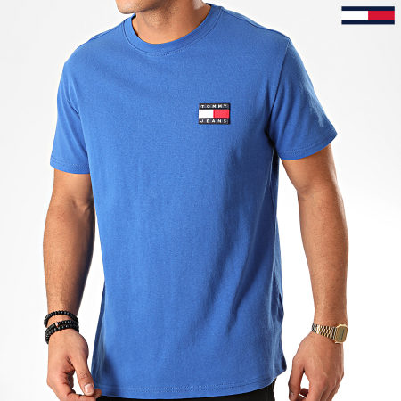 Tommy Jeans - Tee Shirt Badge 6595 Bleu Roi