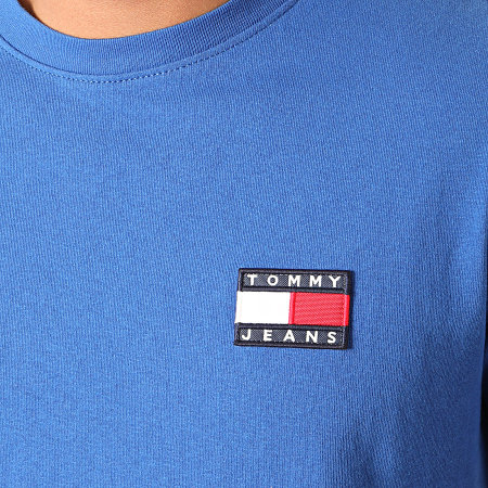 Tommy Jeans - Tee Shirt Badge 6595 Bleu Roi