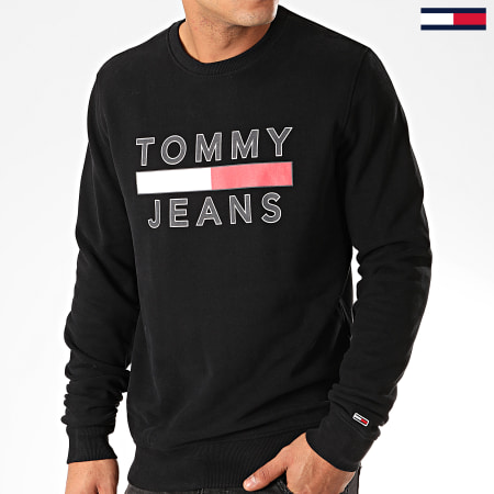 Tommy Jeans - Sweat Crewneck Essential Graphic 7413 Noir