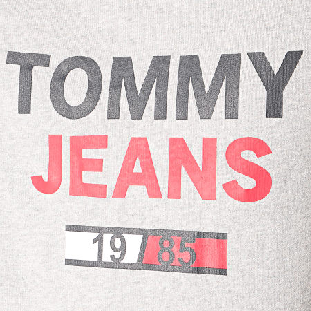 Tommy Jeans - Sweat Capuche Essential Graphic 7414 Gris Chiné