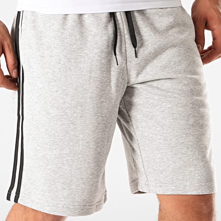 Adidas Sportswear - Short Jogging A Bandes Essentials French Terry DU7831 Gris Chiné