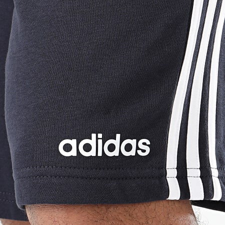 Adidas Sportswear - Short Jogging A Bandes Essentials French Terry DU7832 Bleu Marine
