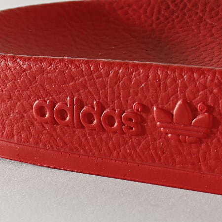 Adidas Originals - Claquettes Adilette 288193 Light Scarlet White