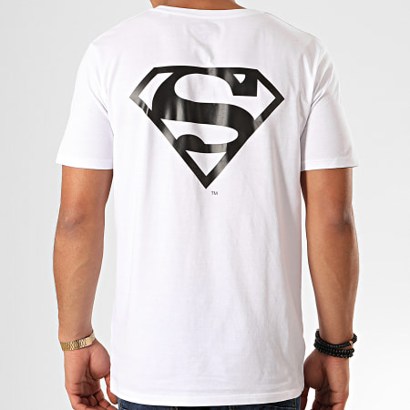 DC Comics - Logo Camiseta Recto Verso Blanco