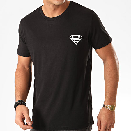 DC Comics - Tee Shirt Logo Recto Verso Noir