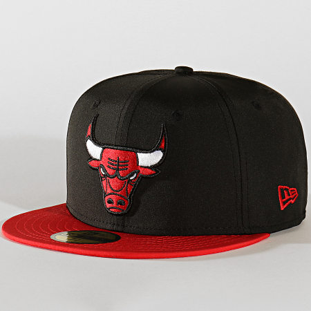 New Era - Casquette Fitted 59Fifty NBA Crown 12134804 Chicago Bulls Noir Rouge