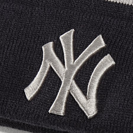 New Era - Bonnet Bobble Knit New York Yankees 12134847 Bleu Marine Gris
