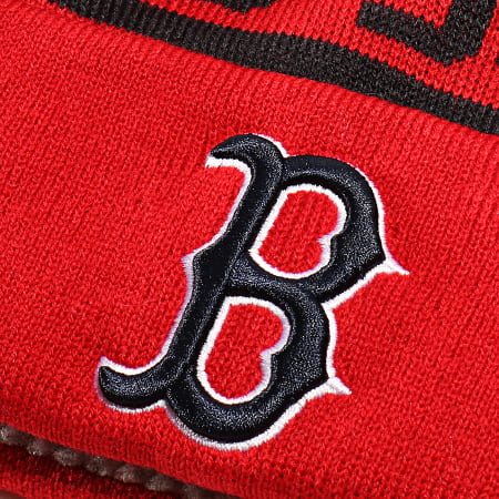 New Era - Bonnet OTC Bobble Knit 12134852 Boston Red Sox Rouge