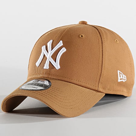 New Era - Casquette Baseball 9Forty League Essential New York Yankees 12134890 Camel Blanc