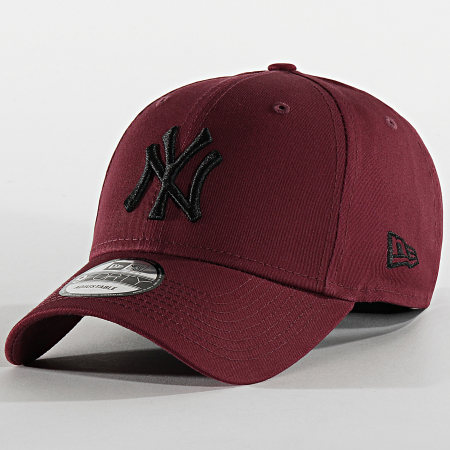 New Era - Casquette Baseball 9Forty League Essential New York Yankees 12134894 Bordeaux Noir
