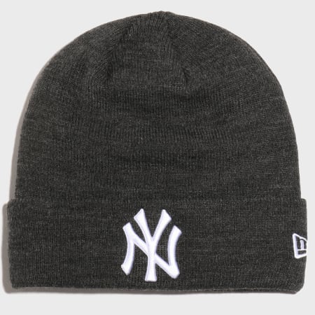 New Era - Bonnet  Heather Essential Knit 12134980 New York Yankees Gris Anthracite Chiné 