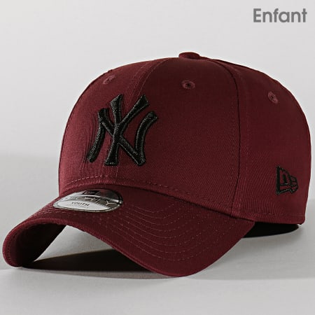 New Era - Casquette Enfant 9Forty League Essential 12145455 New York Yankees Bordeaux