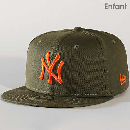 New Era - Casquette Enfant 9Fifty League Essential 12145467 New York Yankees Vert Kaki