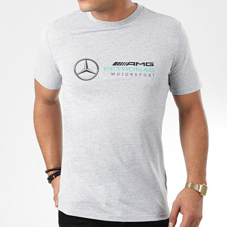 AMG Mercedes - Tee Shirt 141181012 Gris Chiné