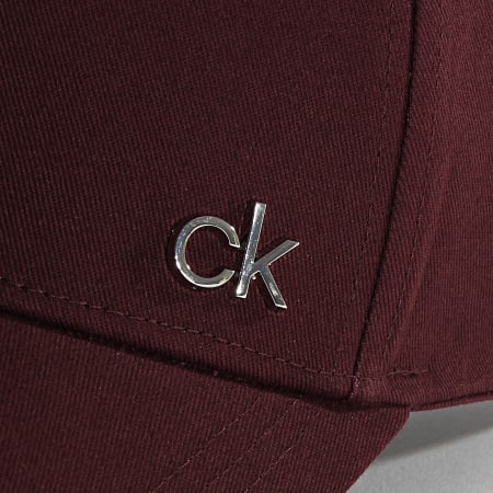 Calvin Klein - Casquette Side Logo 5182 Bordeaux