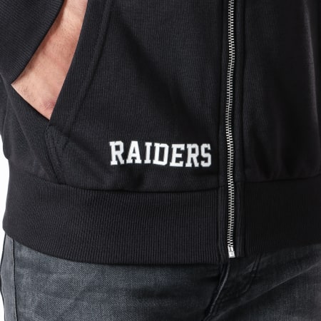 New Era - Sweat Zippé Capuche NFL Team Logo Oakland Raiders 12123818 Noir