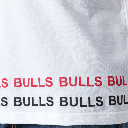 New Era - Tee Shirt NBA Wrap Around Chicago Bulls 12123880 Blanc