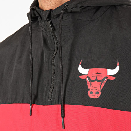 New Era - Coupe-Vent NBA Chicago Bulls Noir Rouge