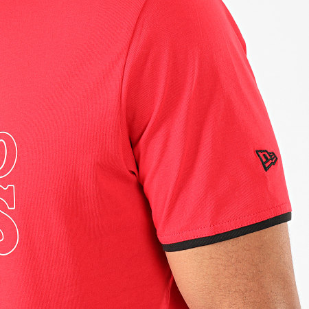 New Era - Tee Shirt NBA Graphic Chicago Bulls Rouge