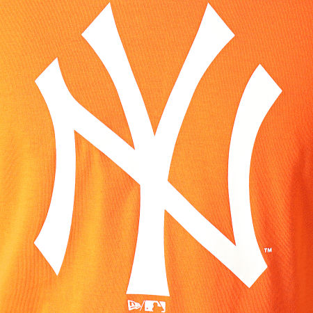 New Era - Tee Shirt MLB Seasonal Team Logo New York Yankees 12123932 Orange