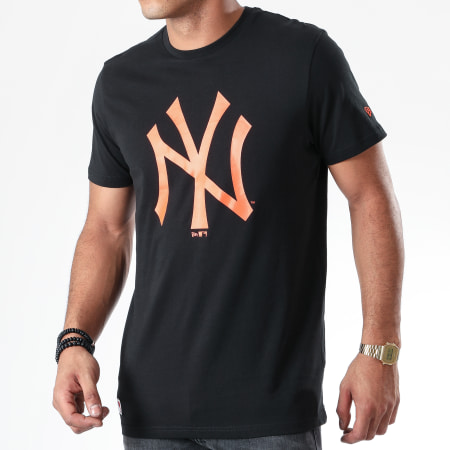 New Era - Tee Shirt MLB Seasonal Team Logo New York Yankees 12123933 Noir