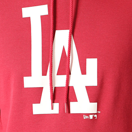 New Era - Sweat Capuche MLB Seasonal Team Logo Los Angeles Dodgers 12123941 Bordeaux