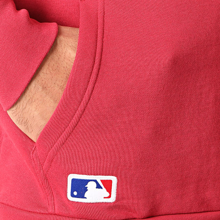 New Era - Sweat Capuche MLB Seasonal Team Logo Los Angeles Dodgers 12123941 Bordeaux