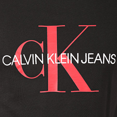Calvin Klein - Tee Shirt Monogram Logo 4551 Noir