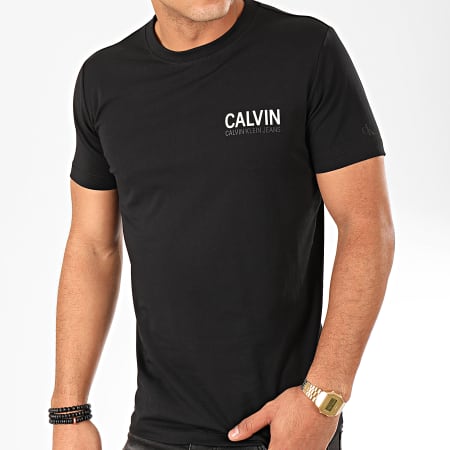 Calvin Klein - Tee Shirt Calvin Stretch 4566 Noir